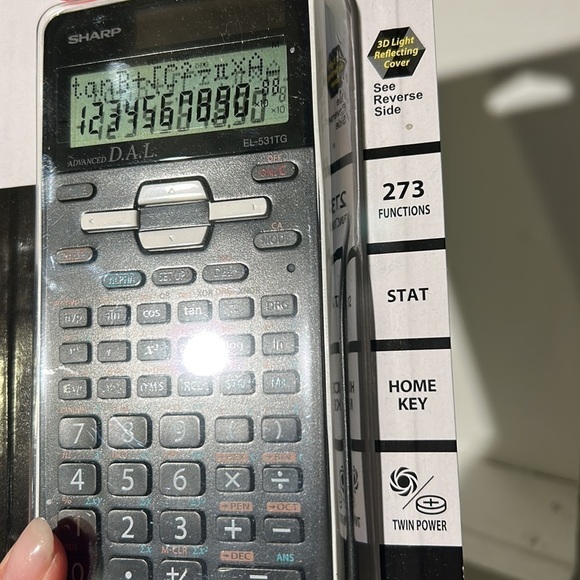 Sharp EL-531TGB-BW Calculator AP CHEMISTRY PHYSICS 273 Functions Scientific - Picture 3 of 6